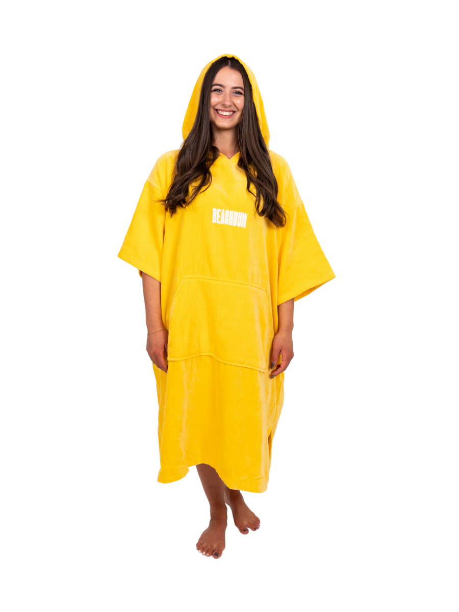 BEACHBUM TOWEL ROBE - YELLOW