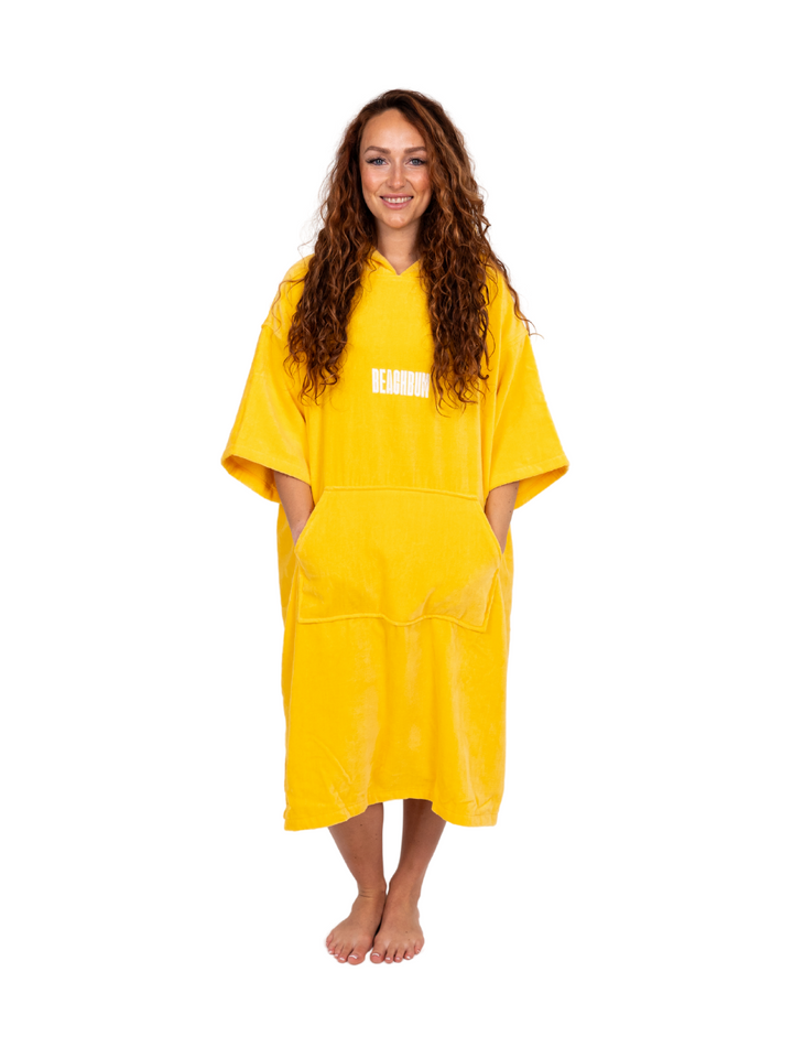 BEACHBUM TOWEL ROBE - YELLOW