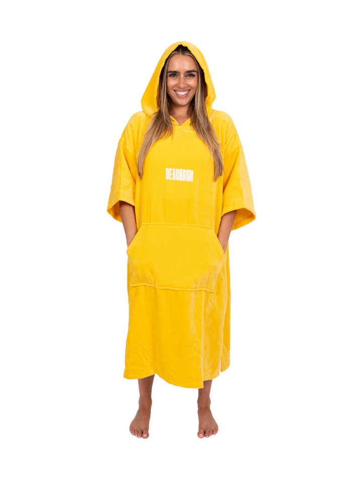 BEACHBUM TOWEL ROBE - YELLOW