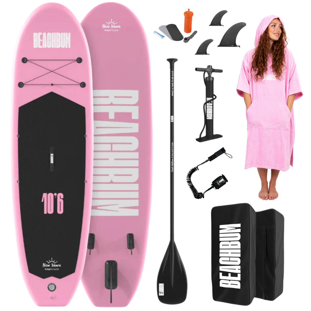 PINK POWER PADDLE BOARD FULL KIT (PRE-ORDER ETA 6/10/25)