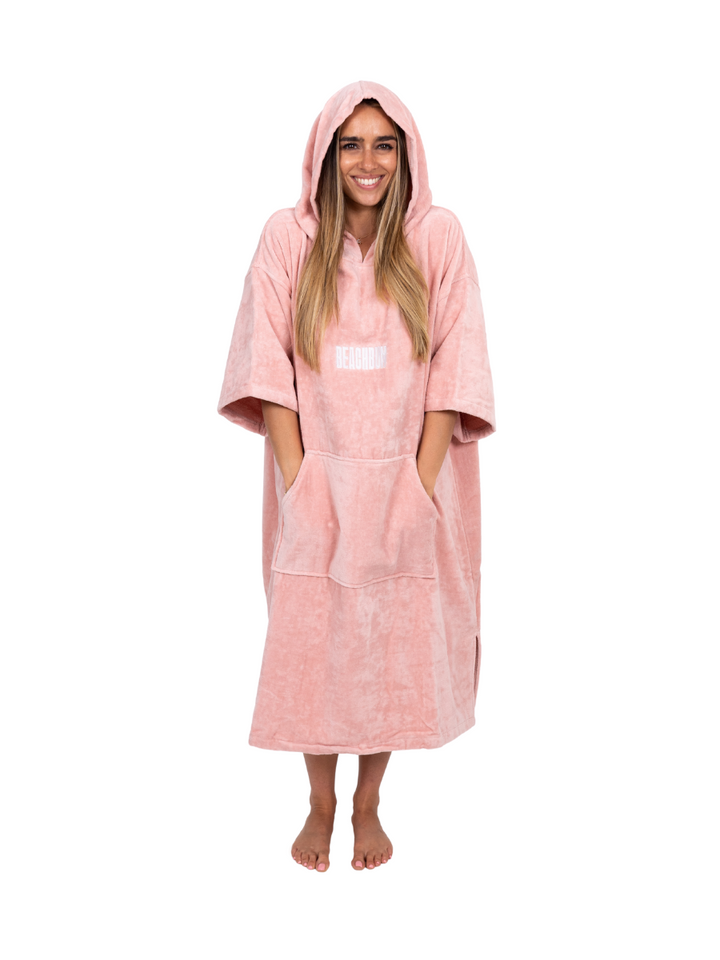 BEACHBUM TOWEL ROBE - PINK