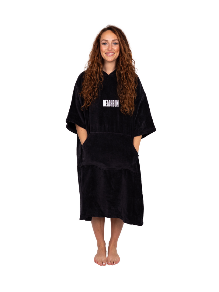BEACHBUM TOWEL ROBE - CHARCOAL