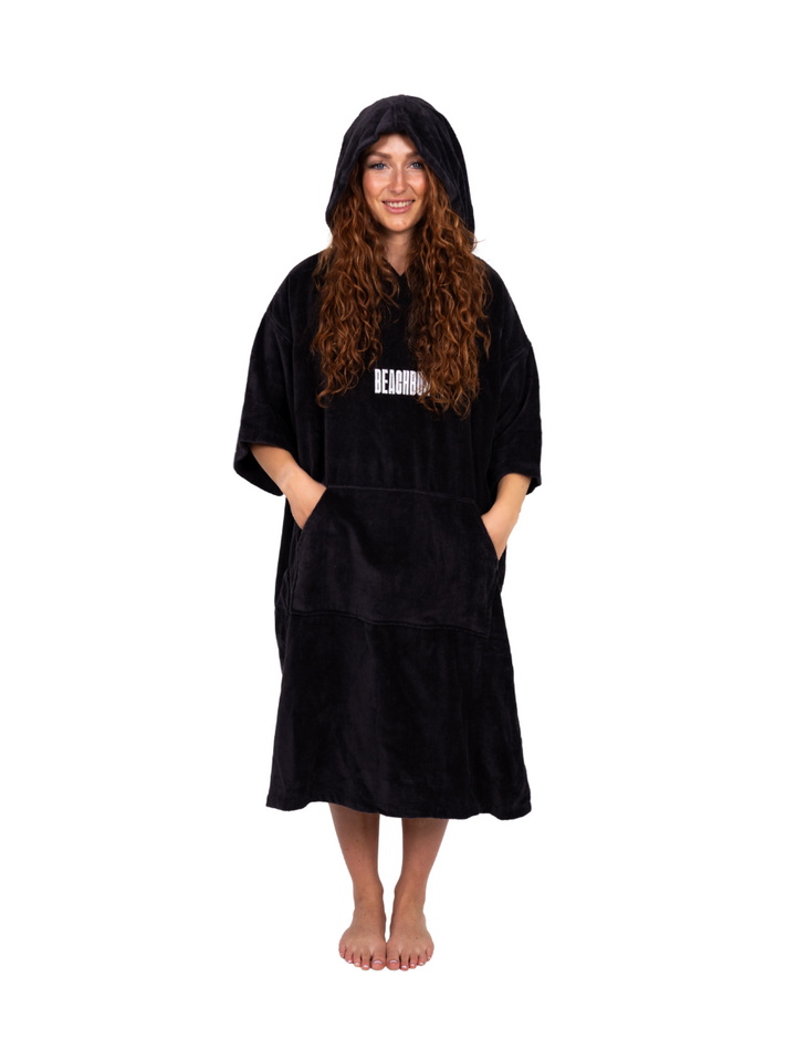 BEACHBUM TOWEL ROBE - CHARCOAL