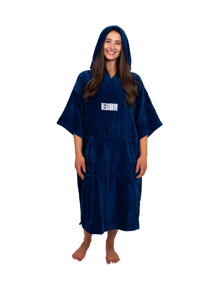 BEACHBUM TOWEL ROBE - NAVY