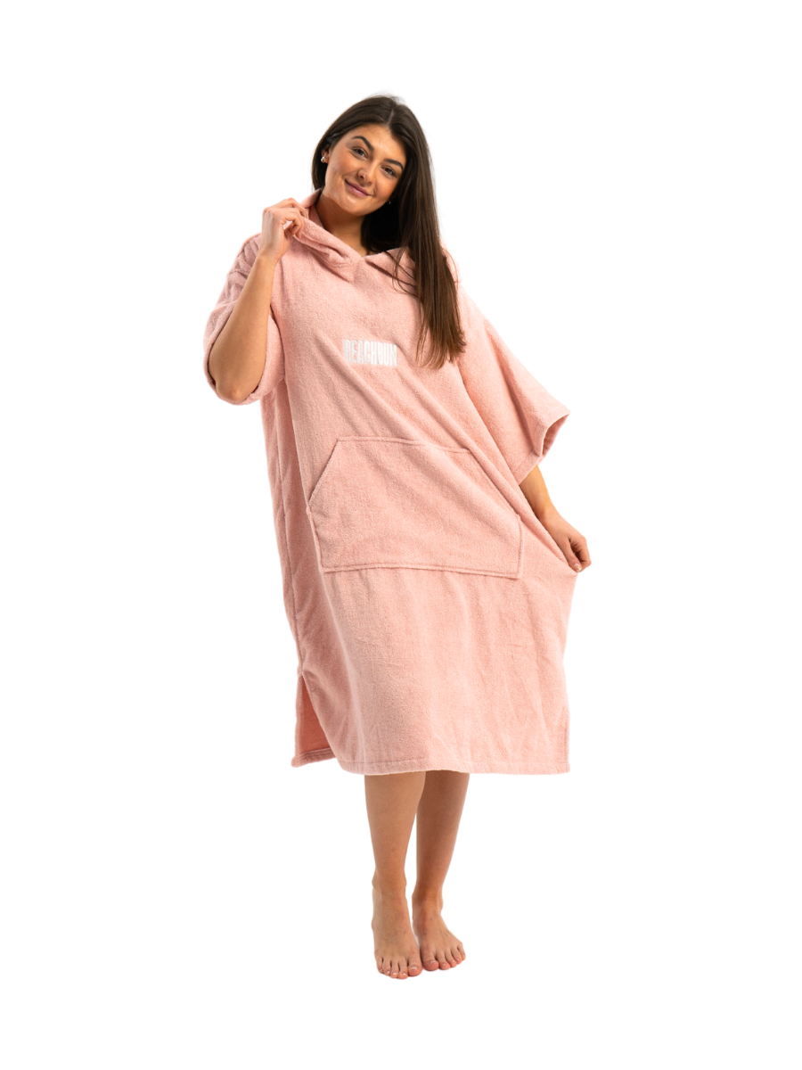 BEACHBUM TOWEL ROBE - PINK
