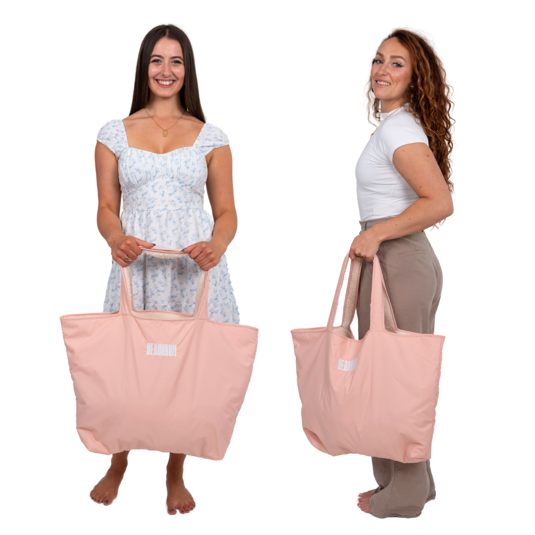 RECYCLED REVERSIBLE TOTE BAG - PINK