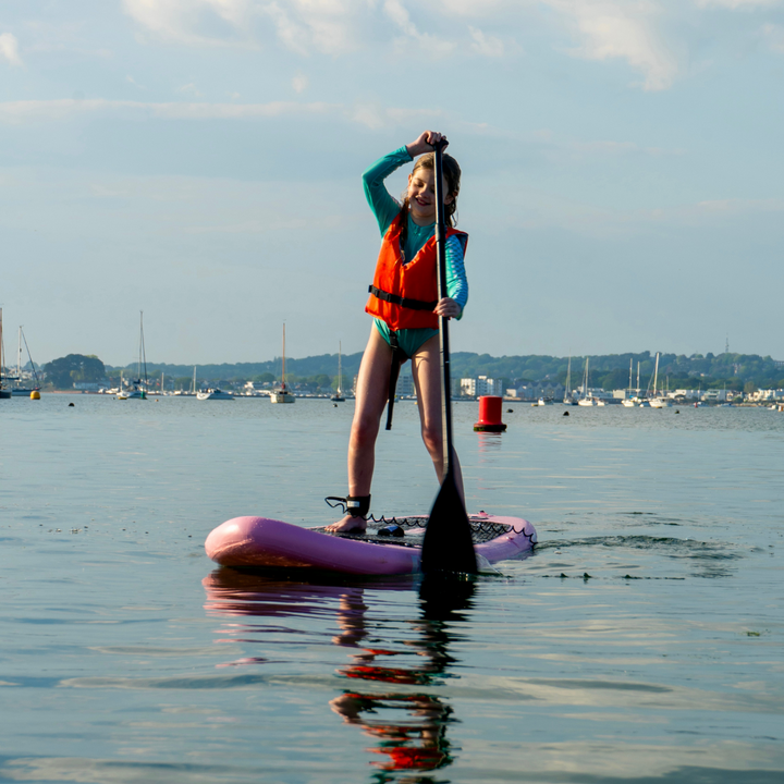 KIDS PINK POWER PADDLE BOARD FULL KIT