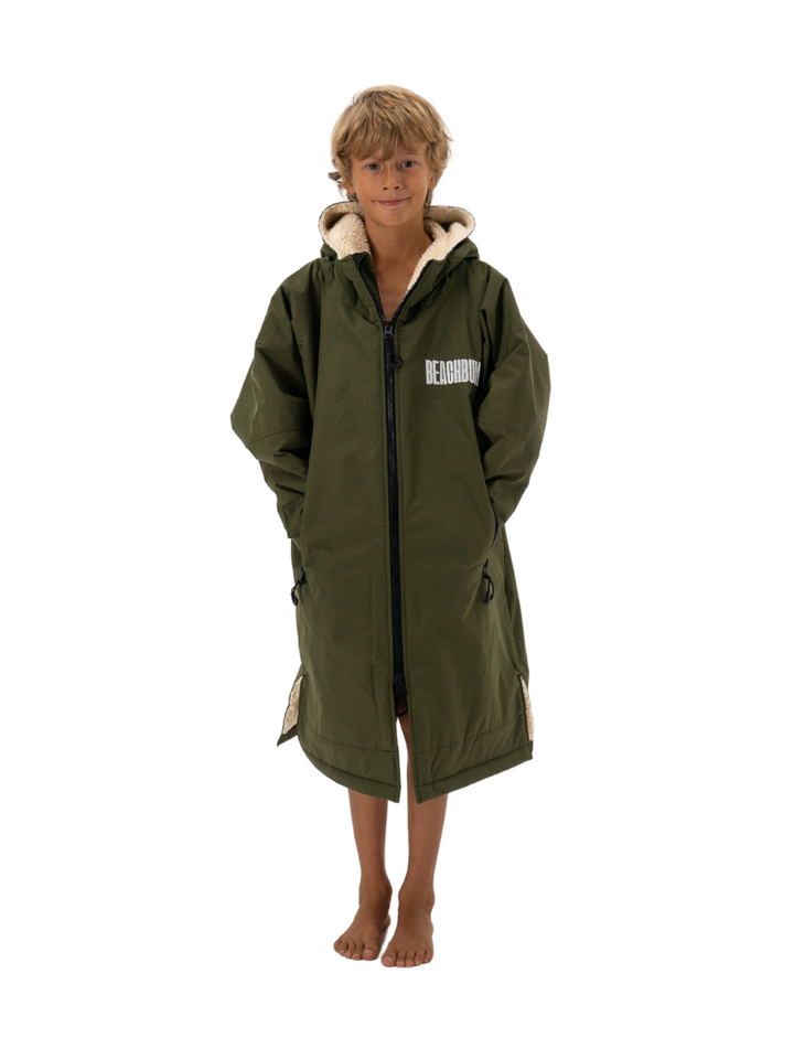 BEACHBUM KIDS - OLIVE GREEN BROBE