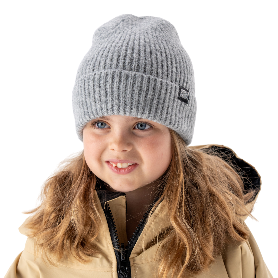 KIDS GREY - BEANIE – BEACHBUM®