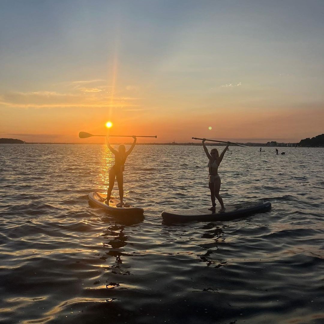 Paddle boarding