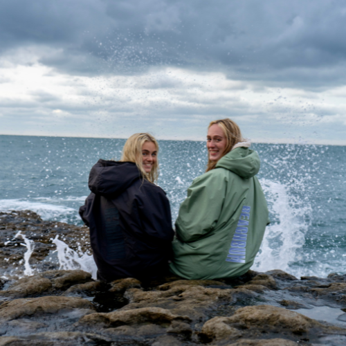 changing robes for cold water swimming