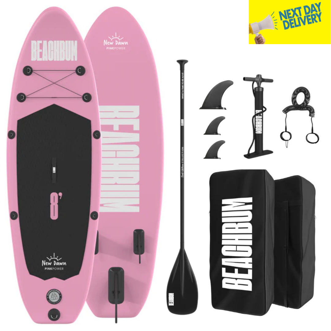 KIDS PINK POWER PADDLE BOARD FULL KIT