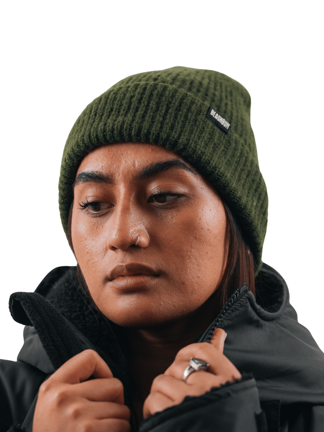 OLIVE GREEN - BEANIE