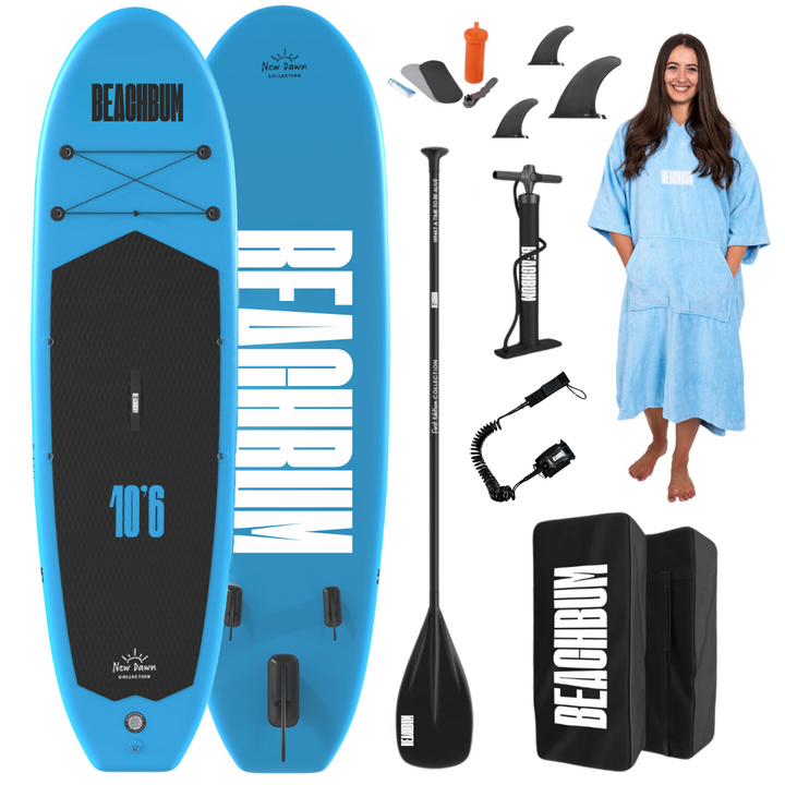 OCEAN BLUE PADDLE BOARD FULL KIT