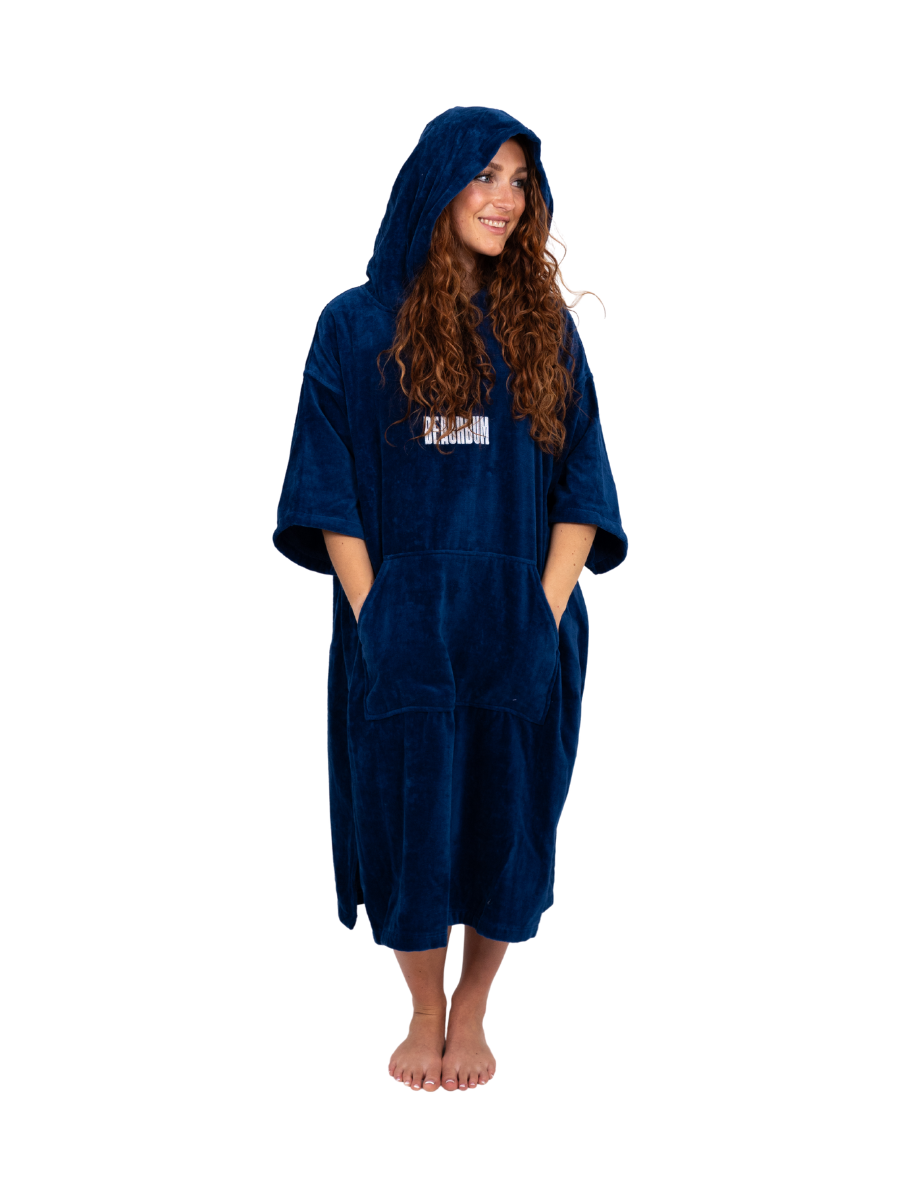 BEACHBUM TOWEL ROBE - NAVY [PRE-ORDER ETA 16/6/25]
