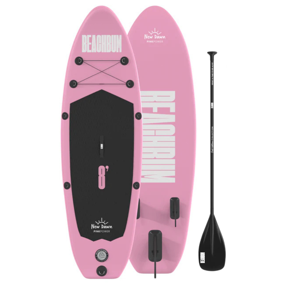 KIDS PINK POWER PADDLE BOARD FULL KIT – BEACHBUM®