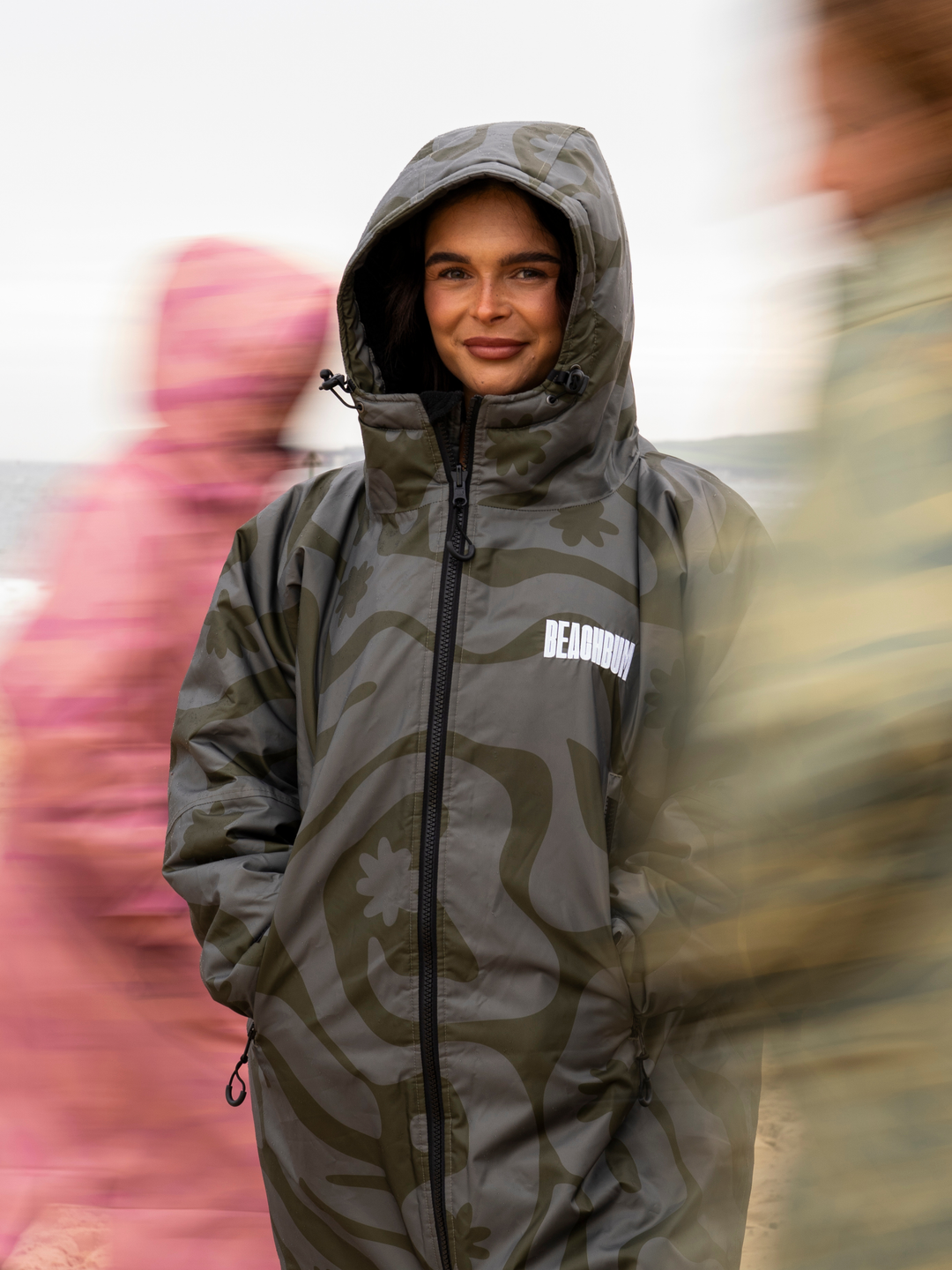 CORAL COLLECTION BROBE - OLIVE GREEN