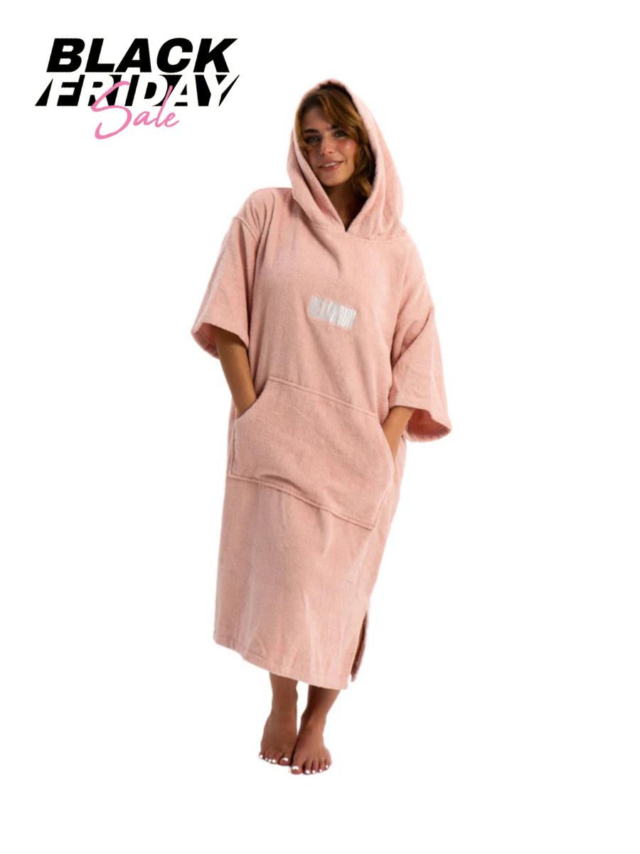 BEACHBUM TOWEL ROBE - PINK