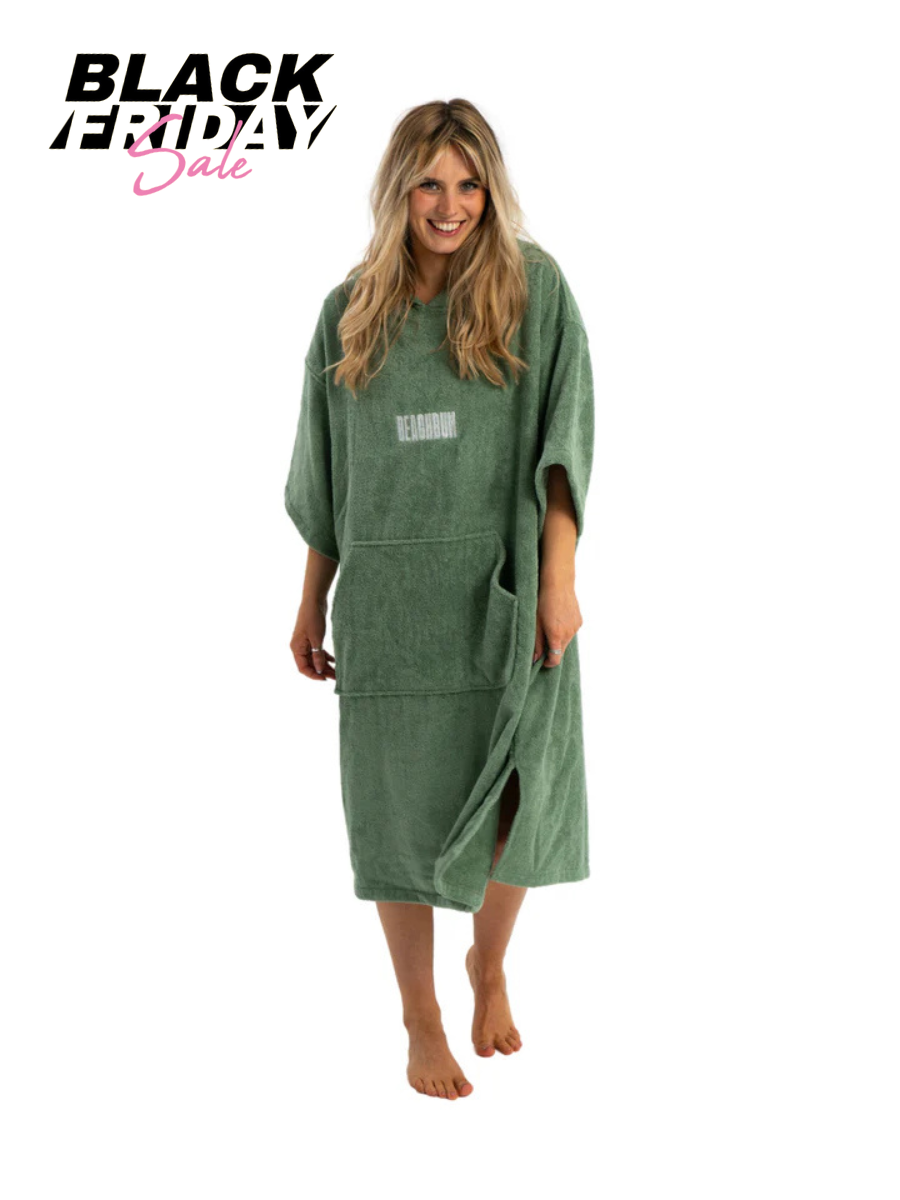 BEACHBUM TOWEL ROBE - MINT GREEN