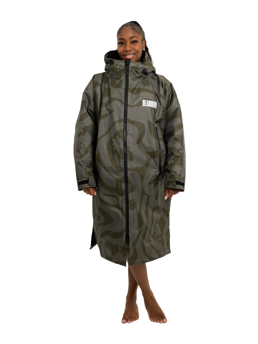 CORAL COLLECTION BROBE - OLIVE GREEN