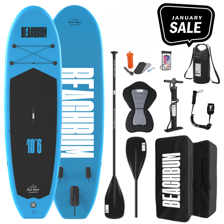 OCEAN BLUE PADDLE BOARD FULL KIT