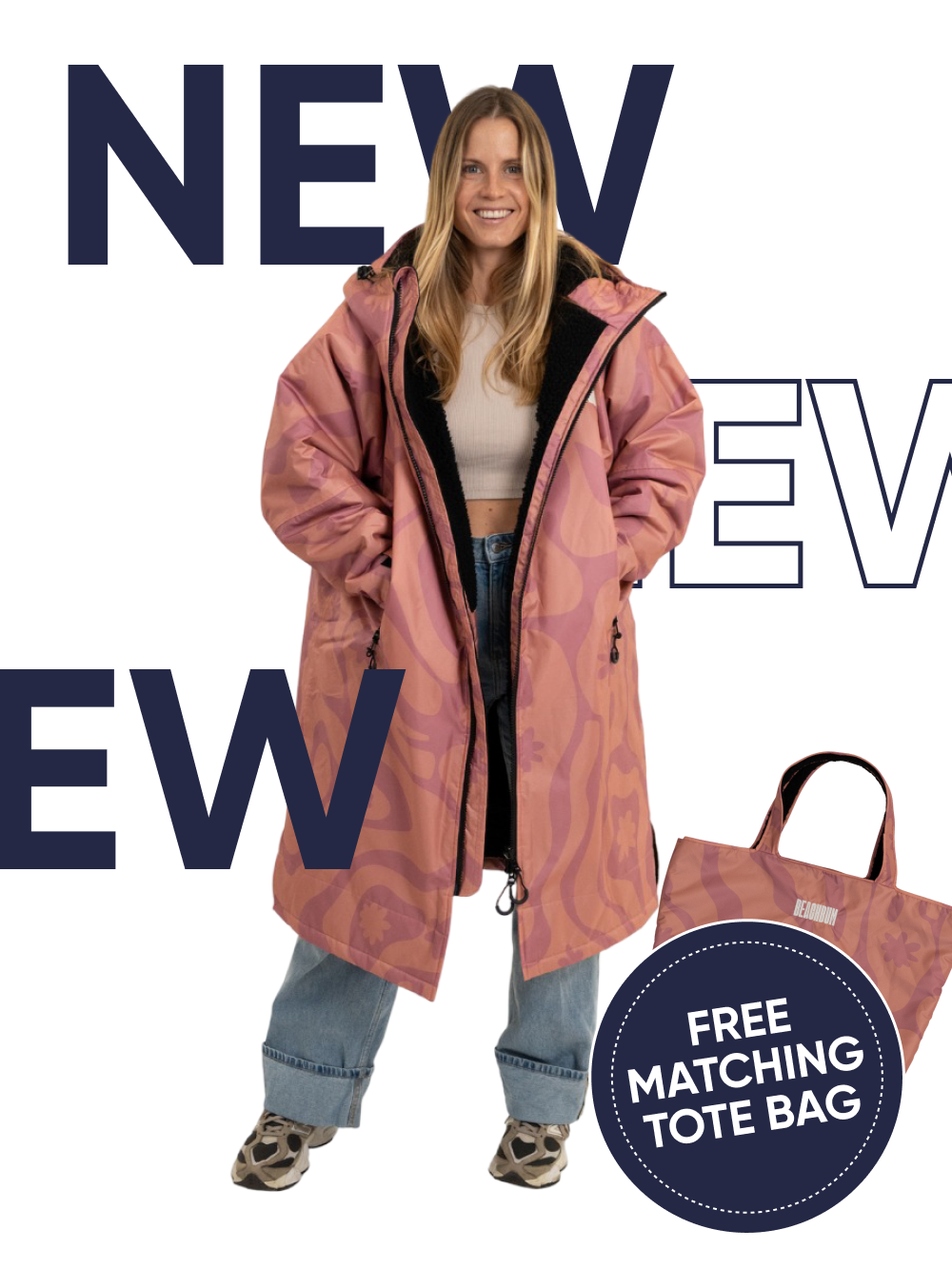 CORAL COLLECTION BROBE - CORAL PINK