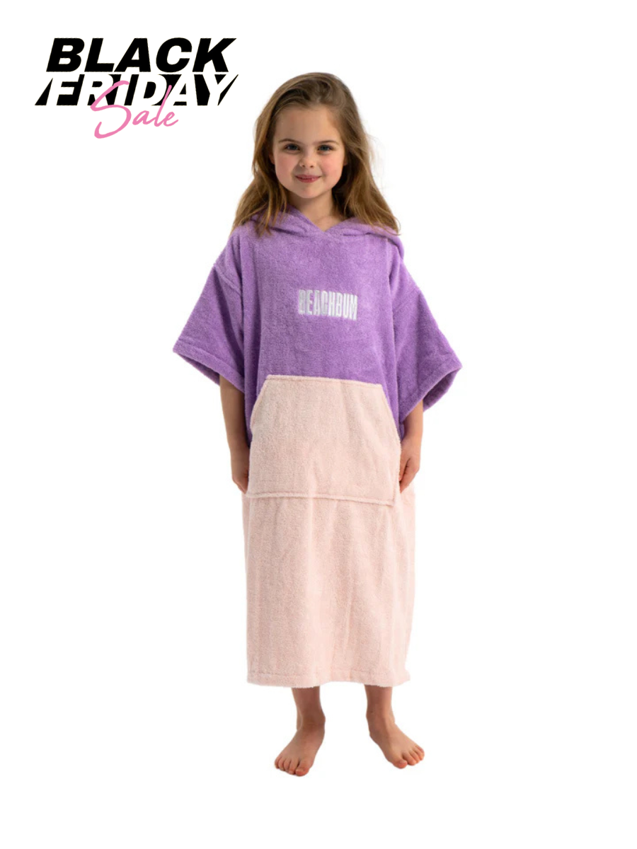 BEACHBUM KIDS TOWEL ROBE - MALIBU SKY