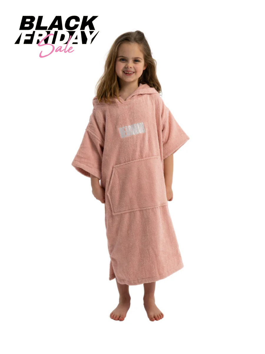 BEACHBUM KIDS TOWEL ROBE - PINK