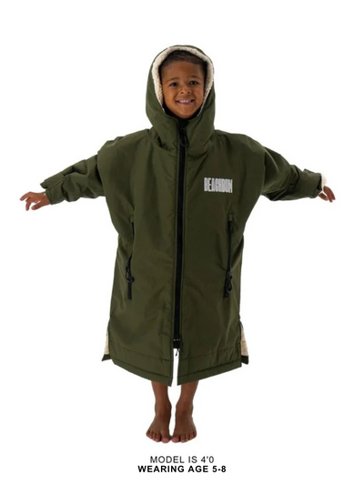 BEACHBUM KIDS - OLIVE GREEN BROBE