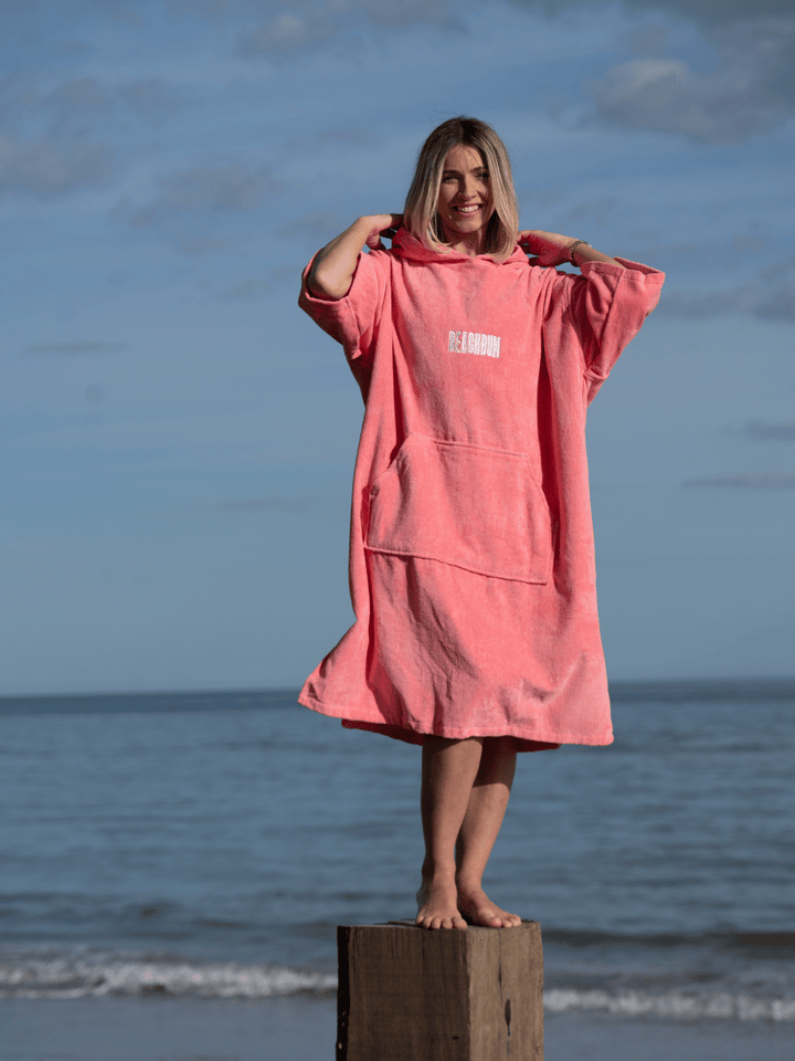 BEACHBUM TOWEL ROBE - WATERMELON