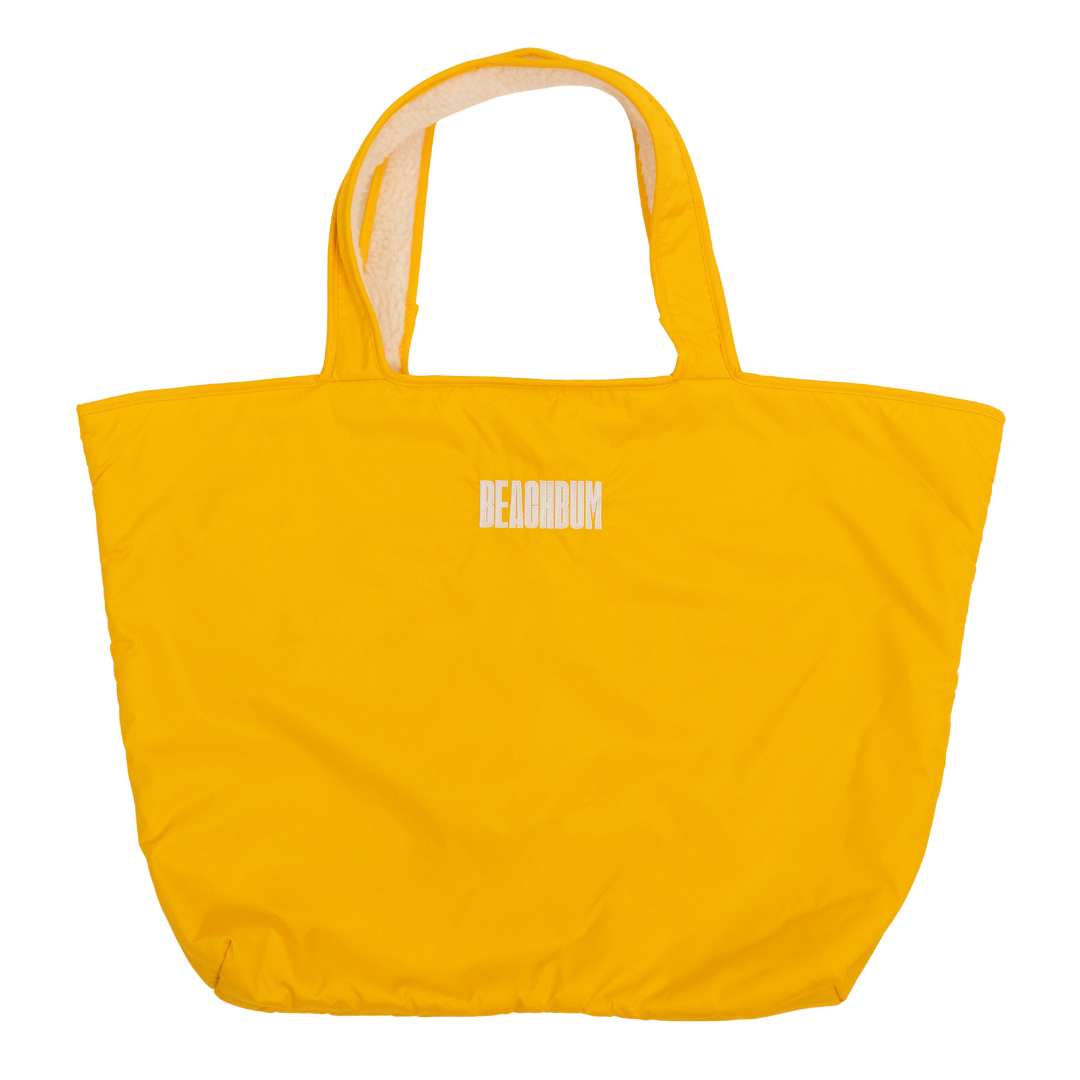 RECYCLED REVERSIBLE TOTE BAG - MANGO