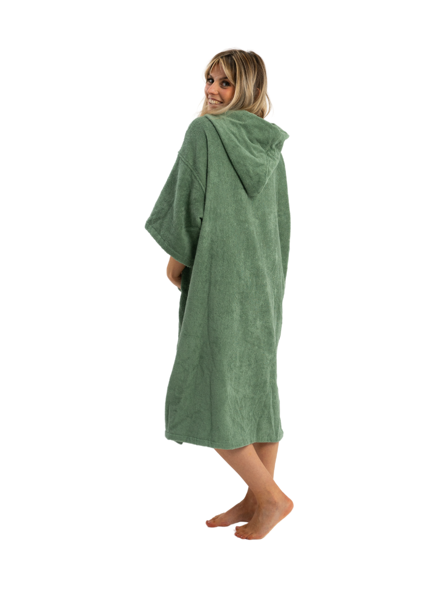 Mint Green Adults Towel Poncho Robe by BEACHBUM SUP
