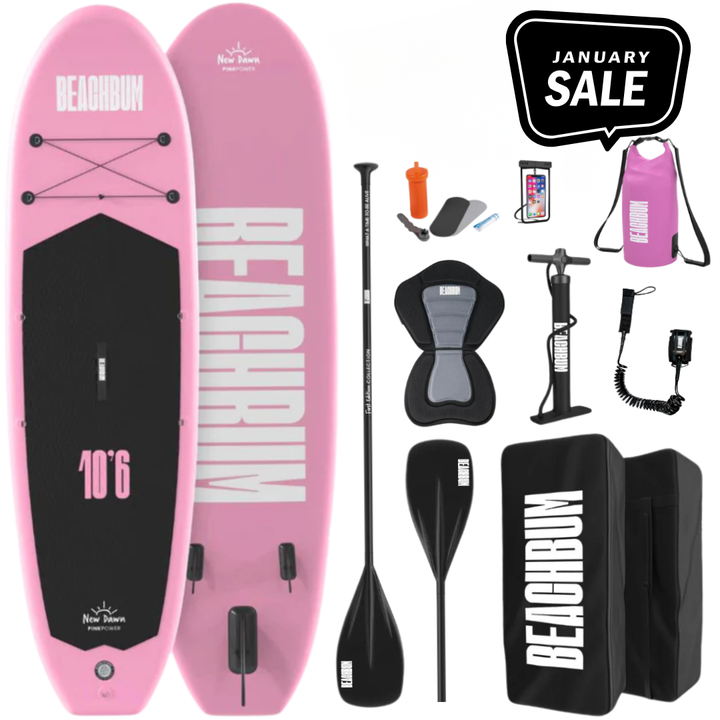 PINK POWER PADDLE BOARD FULL KIT