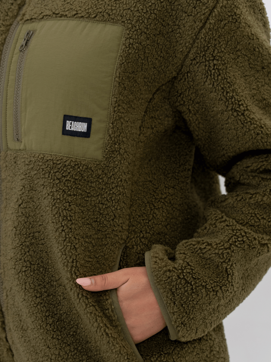 The Beachbum Fleece - Moss