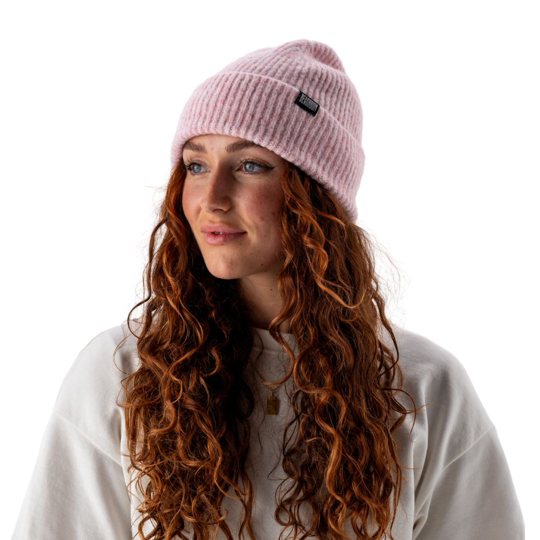 Pink beanie best sale