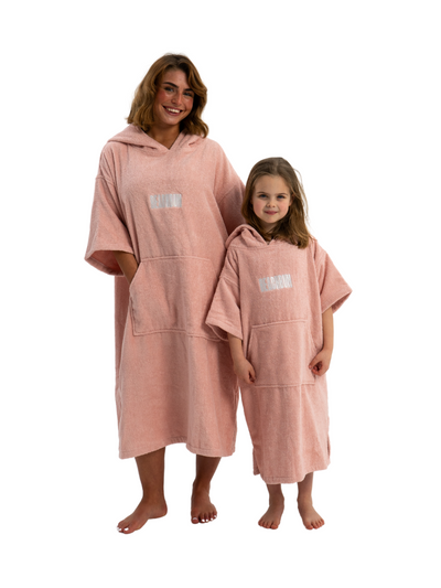 BEACHBUM KIDS TOWEL ROBE - PINK