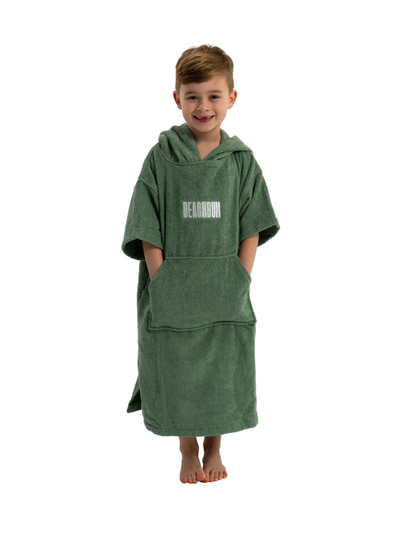 BEACHBUM KIDS TOWEL ROBE - MINT GREEN