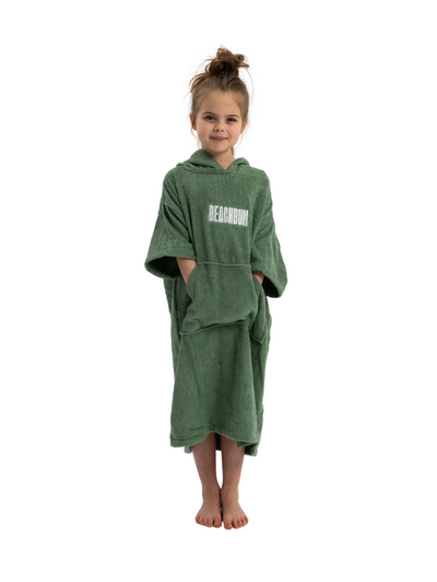 BEACHBUM KIDS TOWEL ROBE - MINT GREEN