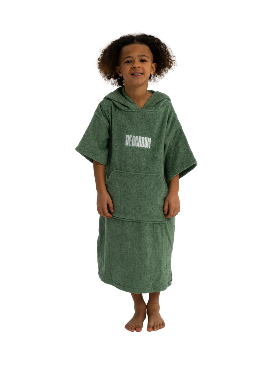 BEACHBUM KIDS TOWEL ROBE - MINT GREEN