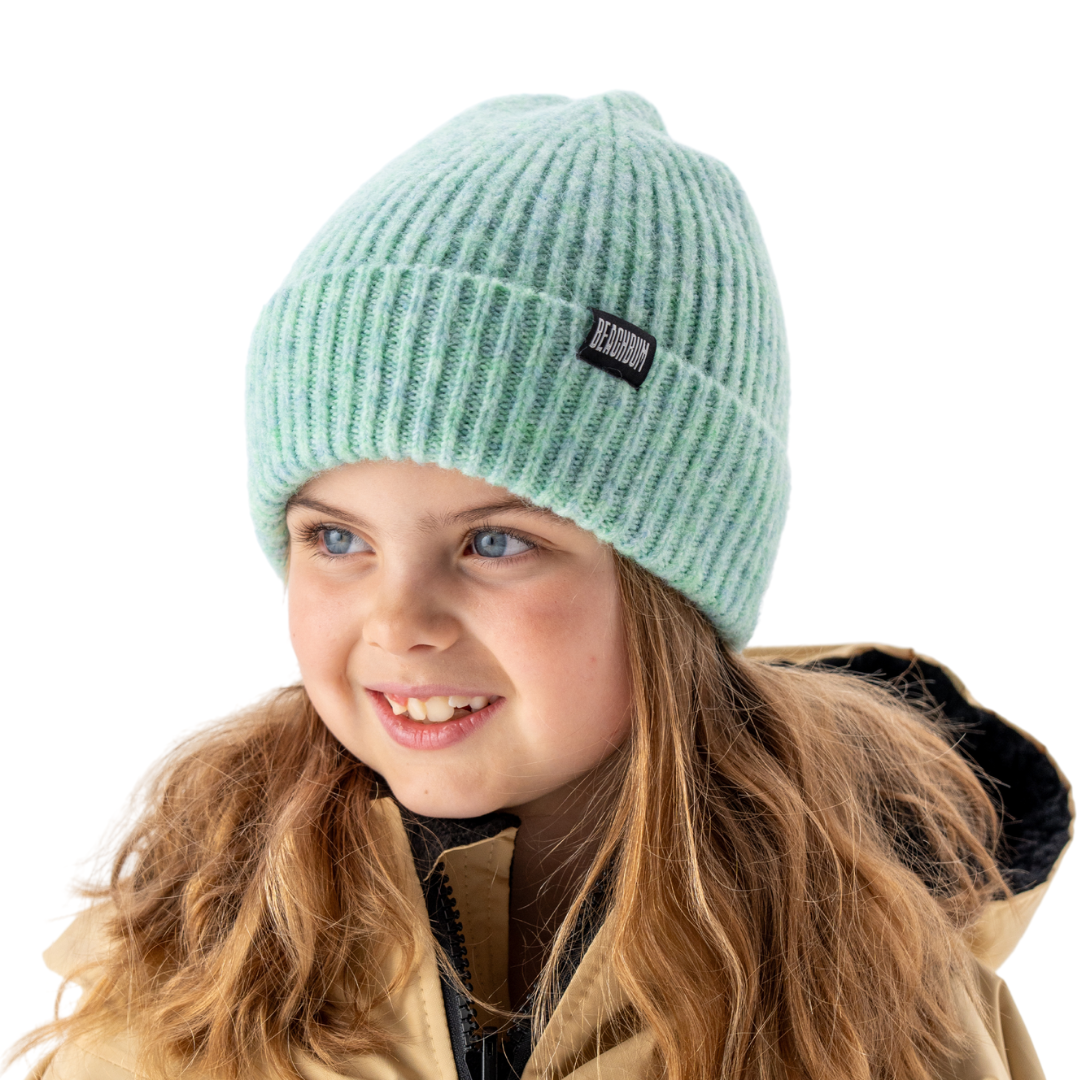 KIDS MINT GREEN - BEANIE