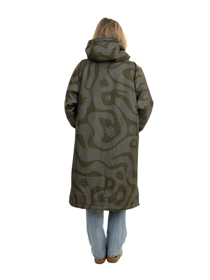CORAL COLLECTION BROBE - OLIVE GREEN