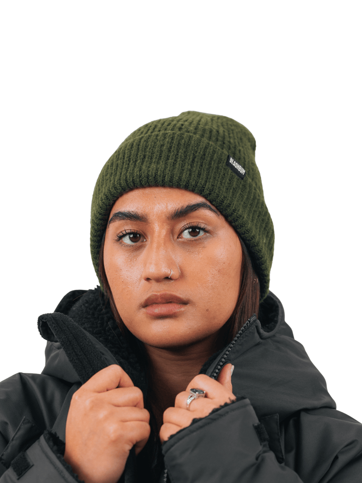 OLIVE GREEN - BEANIE