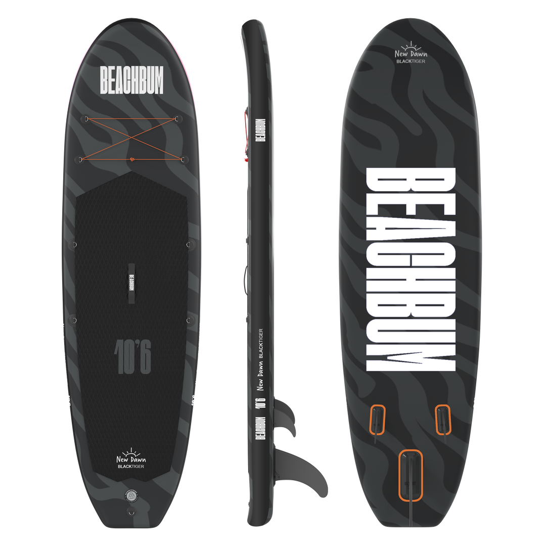 LIMITED EDITION BLACK TIGER PADDLE BOARD FULL KIT