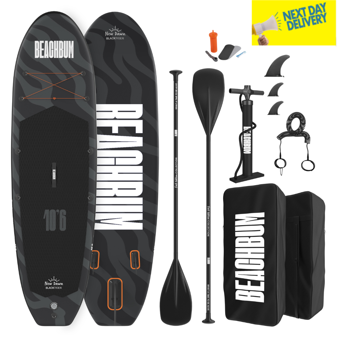LIMITED EDITION BLACK TIGER PADDLE BOARD STARTER KIT