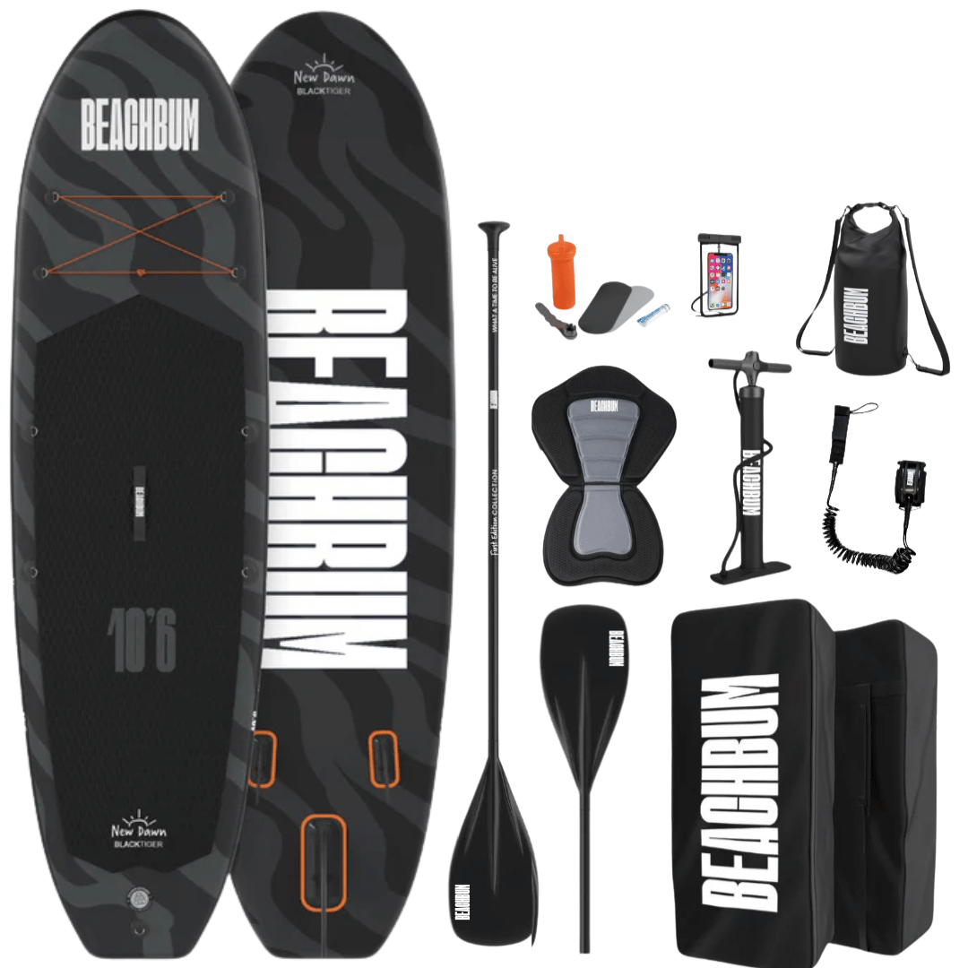 LIMITED EDITION BLACK TIGER PADDLE BOARD FULL KIT (PRE ORDER ETA 22/7/26)