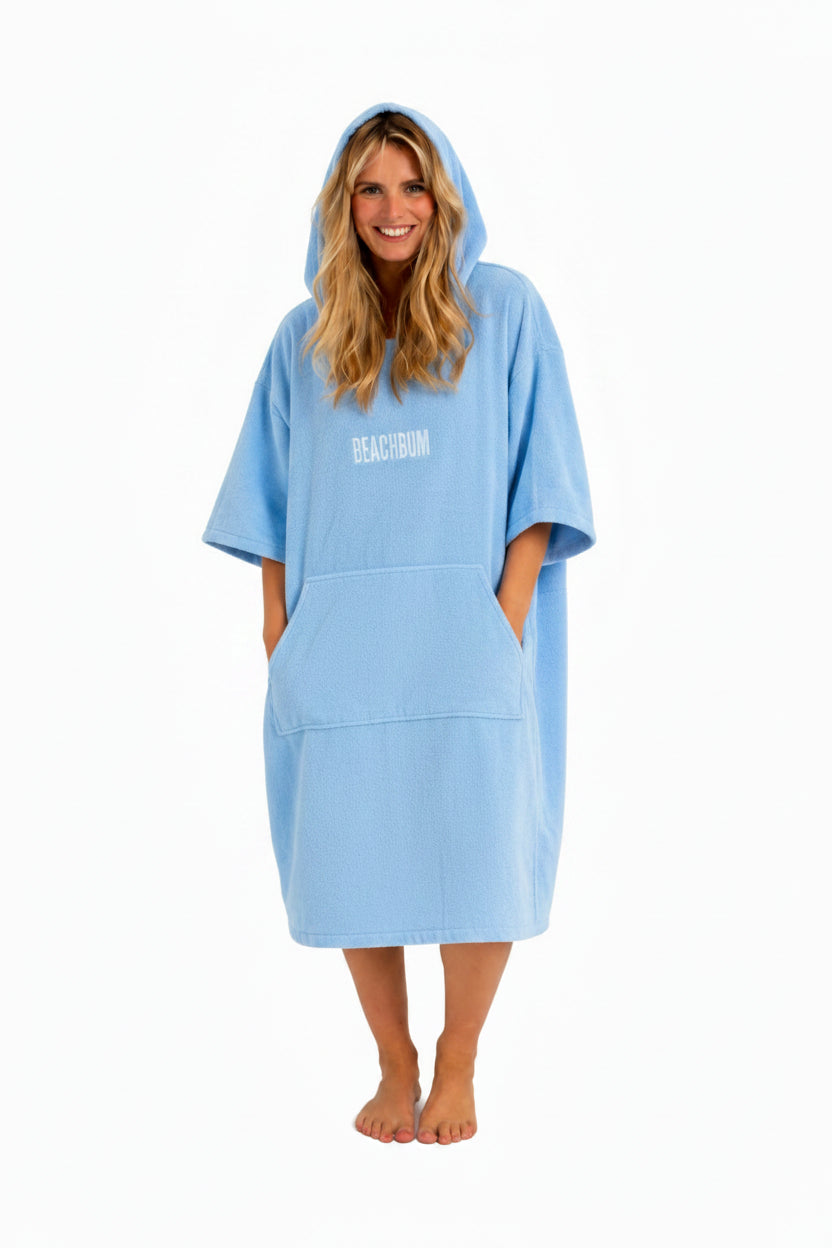 Lake Blue Towel Robe - Female