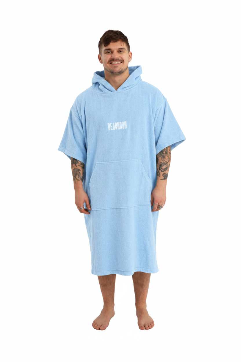 Lake Blue Towel Robe - Male